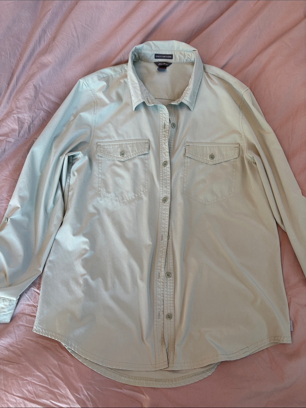 Eddie Bauer Long-Sleeve Button-Down Shirt